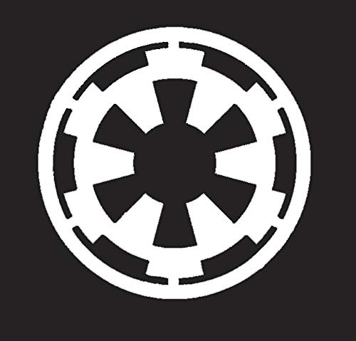 Galactic Empire Symbol Star Wars NOK Decal Vinyl Sticker|Cars Trucks Vans Walls Laptop|White|5.5 x 5 - //coolthings.us