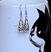 POLITENY Silver Teardrop Filigree Dangle Earrings for Women Fashion Gold Plated(clear CZ)