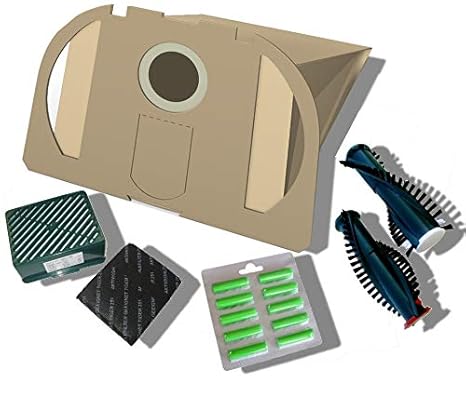 20 Staubsaugerbeutel + + Aktivfiltersystem + Bürsten EB350/351 + 10 Duft geeignet für Vorwerk Tiger 250, 251, 252 von Staubbe