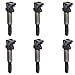 Set of 6 Ignition Coils for BMW E39 E46 E53 E60 E63 B322 fits UF-515 / UF-522 / C1404 / UF515 / UF522