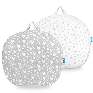 Biloban Jersey Knit Cotton Silky Soft Stretchy Removable Slipcover