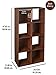 ClosetMaid Cubeicals 8 Cube Storage Shelf Organizer Bookshelf, Stackable, Vertical or Horizontal, Easy Assembly, Wood, Dark Cherry Finish