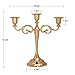 Ecoolda Gold Taper Candle Holder,Wedding & Dinning Table Decorative Candlestick Holder,Metal Candelabra,Fits 3/4 inch Thick Taper Candle