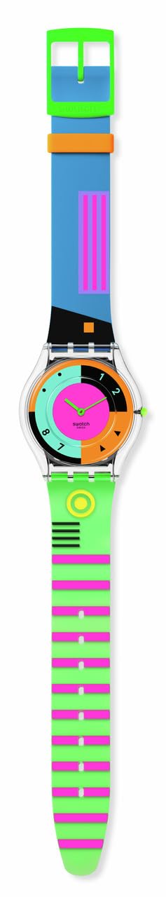 Swatch Skin Classic Biosourced Unisex Watch Casual Plastic Multicolor Quartz Waterproof Swatch Neon Hot Racer