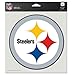 Pittsburgh Steelers Full Color Die Cut Car Window Sticker Decal (8x8 Inches)