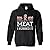 Haoxibei Funny Sweatshirt for Kitchen BBQ Barbecue Cooking Grilling Tailgate Bacon for Tailgating BBQ Grill Pit Master Black men hoodie