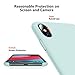 TORRAS iPhone Xs Max Case Soft Liquid Silicone Rubber Protective Microfiber Cushion Slim Case for iPhone Xs Max 6.5 inches, Mint
