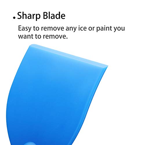 3 Scraper+Plastic+Cleaning+Heavy+Duty+Blue+Blue