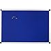 XBoard Blue Bulletin Board 36 x 24 in, Wall Mounted Fabric Message Notice Board with Aluminum Framed for Home Office School