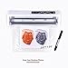 Vacuum Sealer (Upgraded Commercial Vacuum Air Sealing System for Food Preservation) Automatic Sous Vide Vacuum Sealer Machine with Starter Kit (Free Sealing Bag/Pumping Hose/Bottle Stopper)