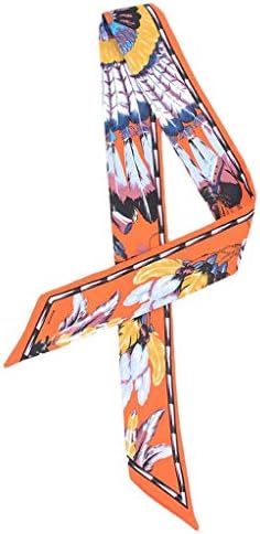 YiyiLai Women Flower Pattern Scarf Ribbon Neck Purse Hair Random Bag Hat Bowknot Band