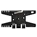 Paracord Planet Spool Tool - Holds up to 100 Feet of Paracord - Perfect for your Survival and Bug Out Bags and Crafting Tools and Holder All in one (Black)