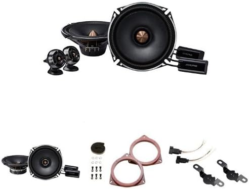 Amazon Co Jp アルパイン Alpine セパレート2ウェイスピーカー Ddl R170s コアキシャル2ウェイスピーカー インナーバッフルボード ツィーターブラケットセット 車 バイク