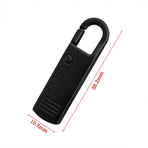 Zoweys Zipper Pull Tab Repalcement Zipper Repair Kit Luggage Extension Backpack Metal Zipper Extenders Tab Fixer for Luggage Cloths Jacket Suitcase Handbags Coat Boots