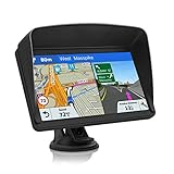 GPS Navigation for Car, Lifetime Maps Update Car Navigator, GPS Navigation System Voice Broadcast Navigation, Free North America Map Updata Contains USA, Canada, Mexico map