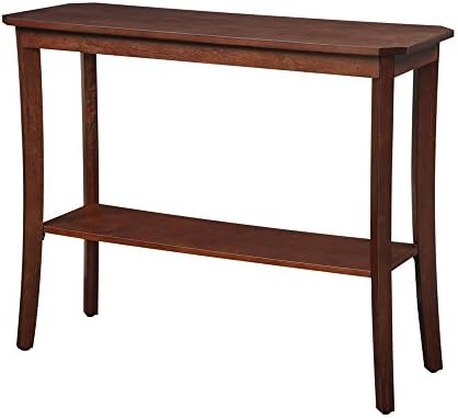 Rectangular Modern Stylish Wood Wooden Entryway Accent Console Table in Multiple Colors with Lower Shelf, Touch of Contemporary Style to Your Living Area or Hallway