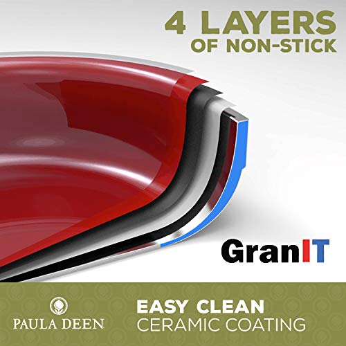 Paula Deen 6.13 QT (1700 Watt) XL Air Fryer, Rapid Air Circulation