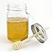 Zoie + Chloe Honey Mason Jar with Bamboo Dipper - 16oz