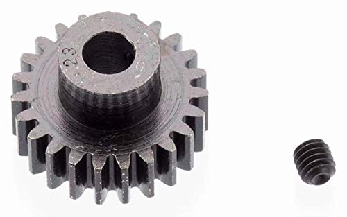 Extra Hard 23 Tooth Blackened Steel 32p Pinion, 5mm