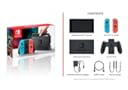 Nintendo Switch with Neon Blue and Neon Red Joy-Con