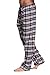 CYZ Men's 100% Cotton Super Soft Flannel Plaid Pajama Pa-RumRaisinClintonPlaid-M