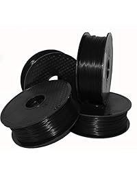 Impresora 3D COLORME Filamento de prototipo CAT negro PLA 1KG (2.2 LBS) Hecho en los EE. UU. 0.069 pulg. +   0.002 pulg. PLAC CAT negro
