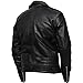 CHICAGO-FASHIONS Mens Negan Jacket - Walking S7 Jeffrey Dean Morgan Black Biker Leather Jacket -Motorcycle Faux Outerwear, Large