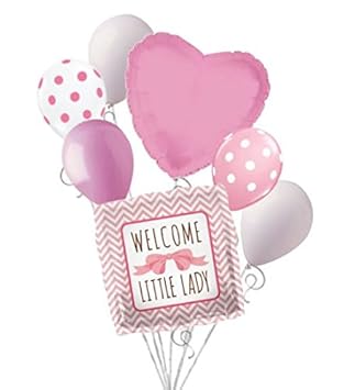 baby girl balloon bouquet