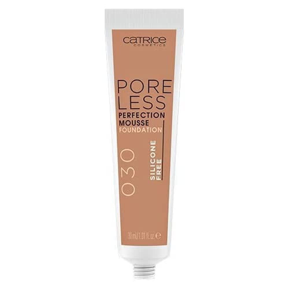 Catrice Cosmetics Poreless Perfection Mousse Foundation MakeUp 30ml (030 - Cool Walnut)