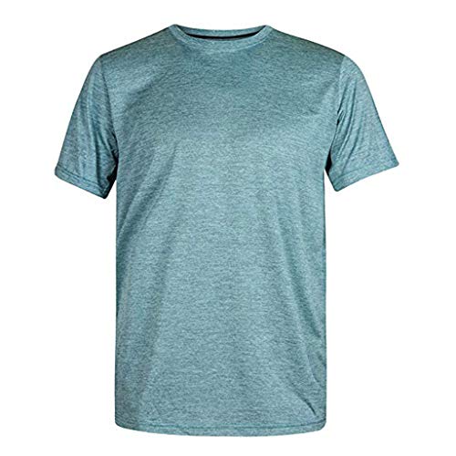 Letdown_Men tops Men Tshirts Short Sleeve 5-Pack Quick-Dry Moisture Wicking Active Athletic Tech Performance Sportswear