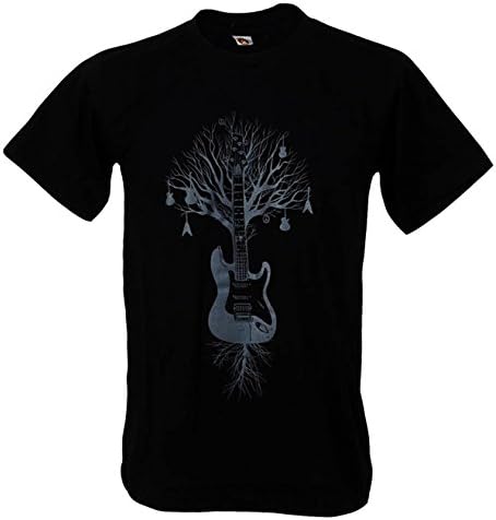 Tshirtmystyle Men's Guitar Tree Graphic Music Art Banksy Man T-Shirt
