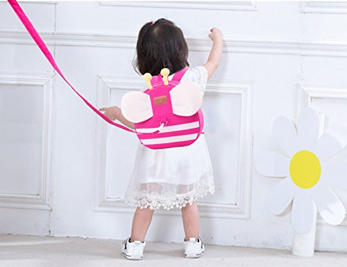 Volens Toddler Backpack Kids Preschool Backpack for Girls with Safety Leash,Pink - Thumbnail 6