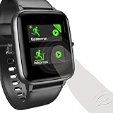 Hama Fit Watch 5910 Smartwatch Full Touch Screen GPS Waterproof Heart Rate Black view 10