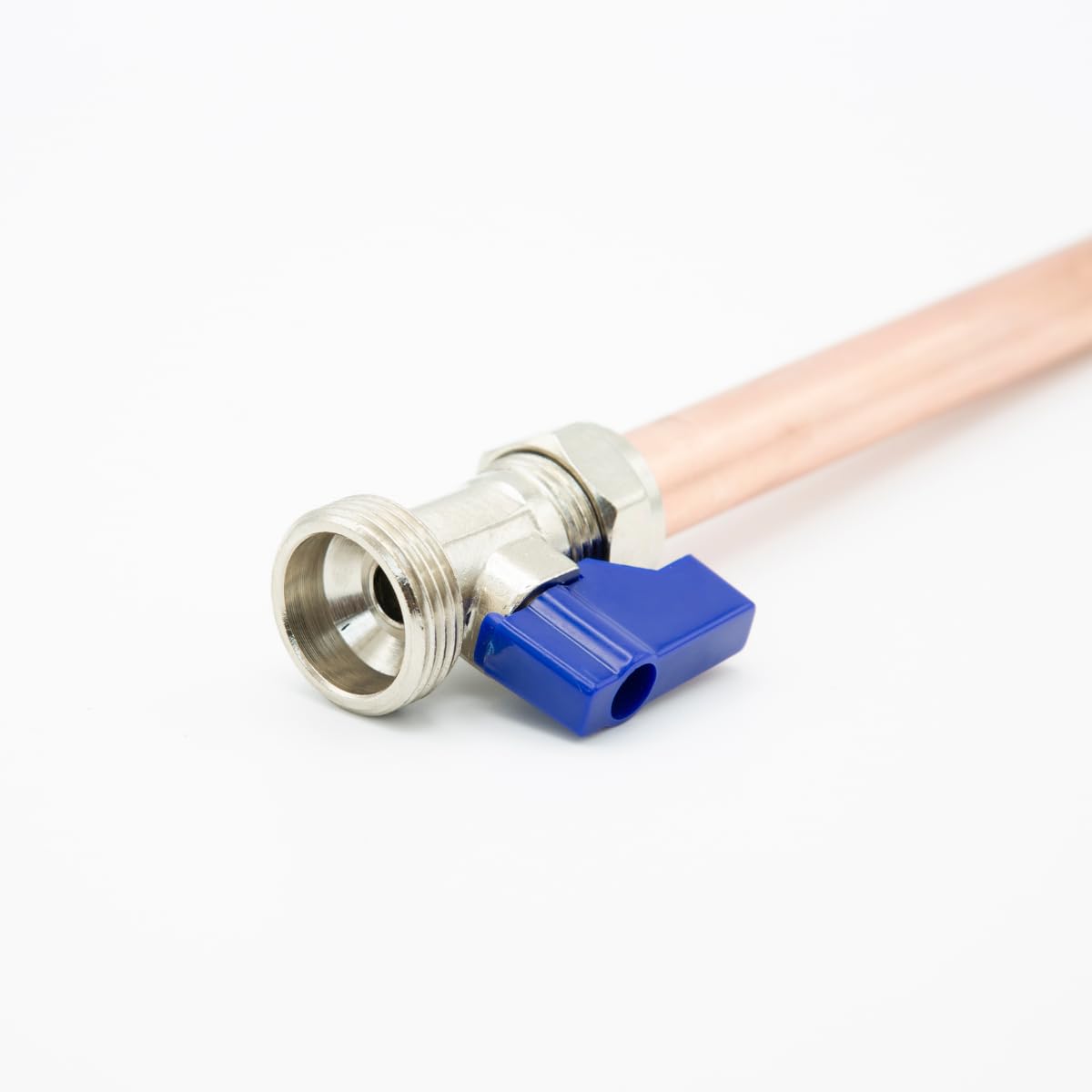 Plumb Bliss Straight Washing Machine Valve (15mm x 3/4")