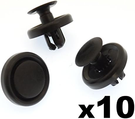 10x Push Fit Plastic Rivet Trim Clip- Wheel Arch Lining Splashguard Undertrays Fits a 7mm Hole - 90467-10183/9046710183