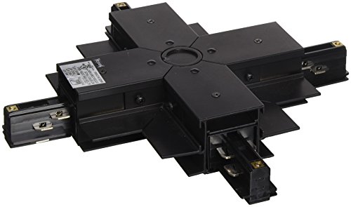 WAC Lighting WXC-RTL-BK W Track - Recessed X Connecter