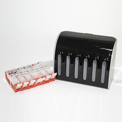 Inksky CISS CIS Continuous ink system FOR CANON Cartridges PGI-125 ;CLI-126 6PCS FOR CANON printer models:PIXMA MG6110 MG6210 MG8110 MG8210