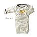 Babysoy Illustrated Organic Bundler Newborn Gown (3-6 Months, Octopus)