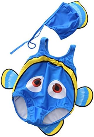 Tingping Unisex Baby Beach Wear Little Fish Bathing Suit 6months-3Y Swimsuit