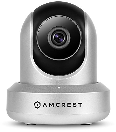 Amcrest HDSeries 720P WiFi Wireless IP Security Surveillance Camera System IPM-721S (Silver), Works with Alexa