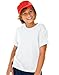 Hanes 5.2 oz Youth COMFORTSOFT HEAVYWEIGHT 50/50 T-Shirt, L-White