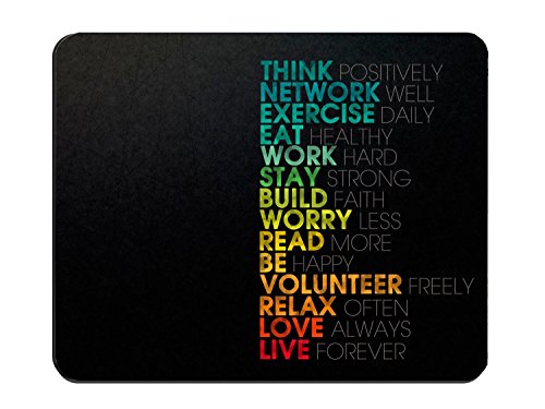 Motivational Quote Customized Mouse Pad Rectangle Gaming Mouse Mat Image05235