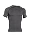 Under Armour Men's UA HeatGear Armour Short Sleeve Compression Shirt XL Gray