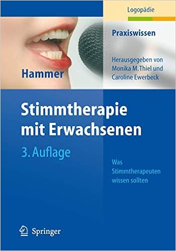 Stimmtherapie Mit Erwachsenen Was Stimmtherapeuten Wissen Sollten Praxiswissen Logopadie Amazon De Hammer Sabine S Bucher