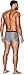 Under Armour Men's Original Series 3” Boxerjock, True Gray Heather (025)/Red, Medium