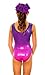 TumbleWear Girl's Pink/Purple Ombre Leotard (Child: 8-10)