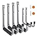 Heavy Duty Arm Garage Storage/Utility Hooks with EVA Protector by Ihometech, Wall Mount Garage Hangers & Organizer for Ladder,Tools and Chair Hose | (6 Pack - Gray)