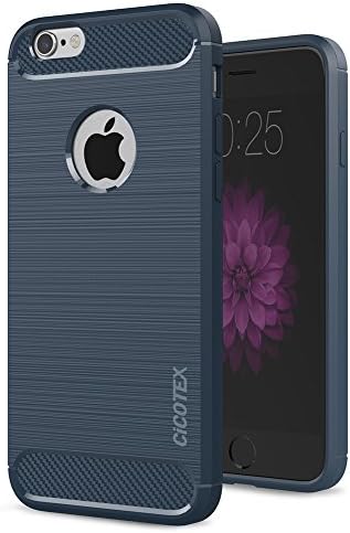iPhone 6s Case, iPhone 6 Case, CiCOTEX Resilient Shock Absorption Flexible TPU Slim Body Defensive Case for Apple iPhone 6 / 6s (Navy)