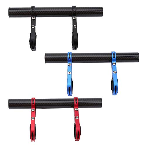 image for SolUptanisu Bike Handlebar Extender Carbon Fiber Bicycle Double Handle