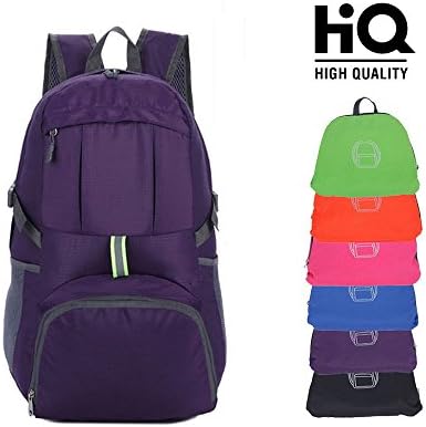 Foldable Backpack Ultra Lightweight Outdoor Waterproof Foldable Backpack (Hiking Daypack) With Reflective Stripes 35L For Travel Champing Hiking School And Sports